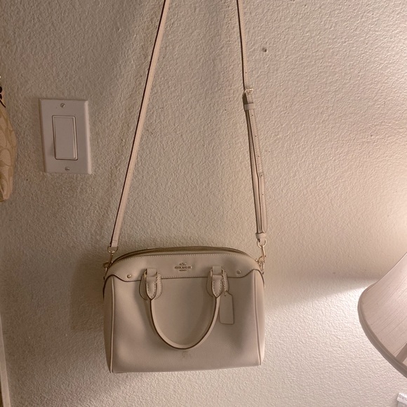 Coach Handbags - White coach bag